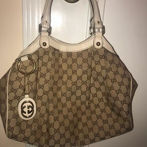 100% Authentic Gucci Sukey Monogram Tote